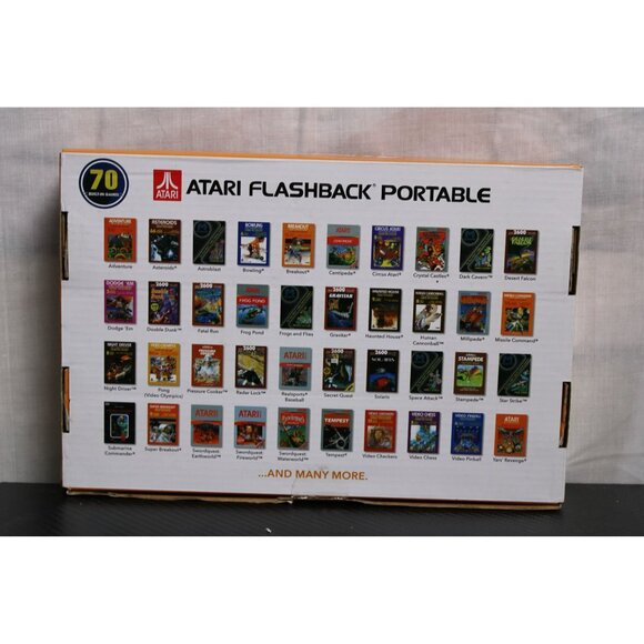 Atari Flashback Portable SD Card Slot 2.8" LCD Display 70 Built-in Games - Picture 9 of 9